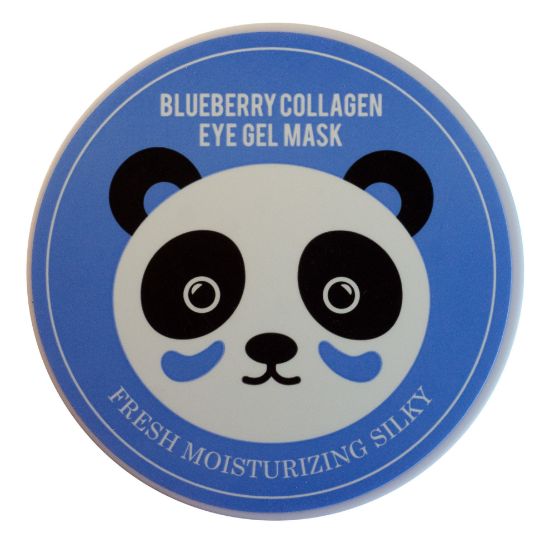 Изображение Гидрогелевые патчи для глаз Fresh Moisturizing Silky Blueberry Collagen Eye Gel Mask с коллагеном и экстрактом черники, 60 шт.