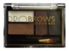 Изображение Палетка теней для бровей DoDo Girl Pro Brows Powder with Wax, 4 оттенка