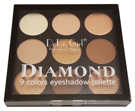 Изображение Палетка теней для глаз DoDo Girl Diamond Eyeshadow Palette, 9 оттенков