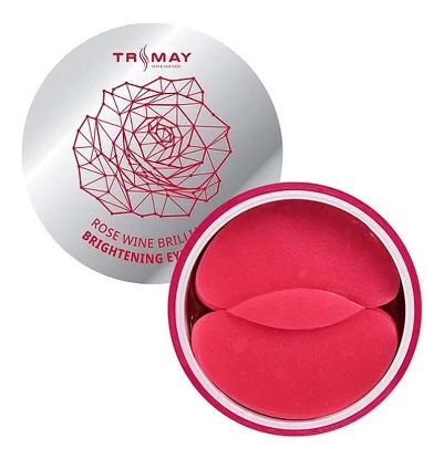 Изображение Гидрогелевые осветляющие патчи с экстрактом вина Trimay EGF Rose Wine Brightening Eye Patch, 90 шт.