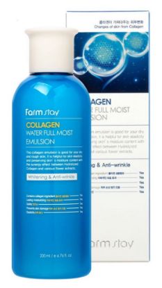 Изображение Антивозрастной увлажняющий тонер с коллагеном Farmstay Collagen Water Full Moist Toner, 200 мл