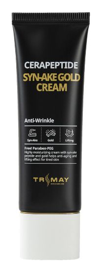 Изображение Крем с керамидами и пептидом змеиного яда Trimay Cerapeptide Syn-Ake Gold Cream, 50 мл