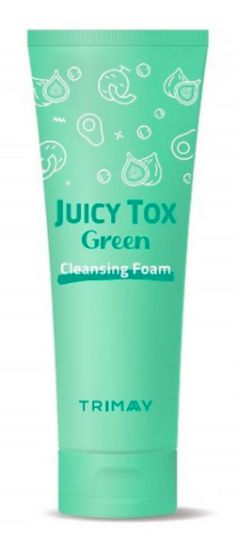 Изображение Пенка для умывания на основе зеленого комплекса Trimay Juicy Tox Green Cleansing Foam, 120 мл