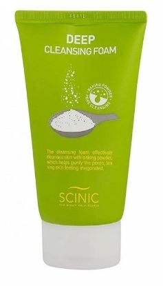 Изображение Пенка с содой для глубокого очищения пор Scinic Deep Cleansing Foam, 150 мл