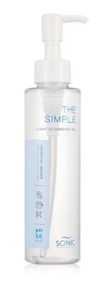 Изображение Гидрофильное масло для чувствительной кожи Scinic The Simple Light Cleansing Oil, 150 мл