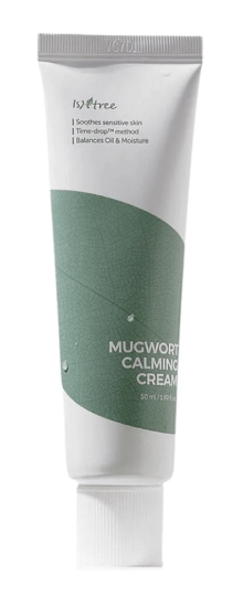 Изображение Успокаивающий крем с полынью IsNtree Mugwort Calming Cream, 50 мл