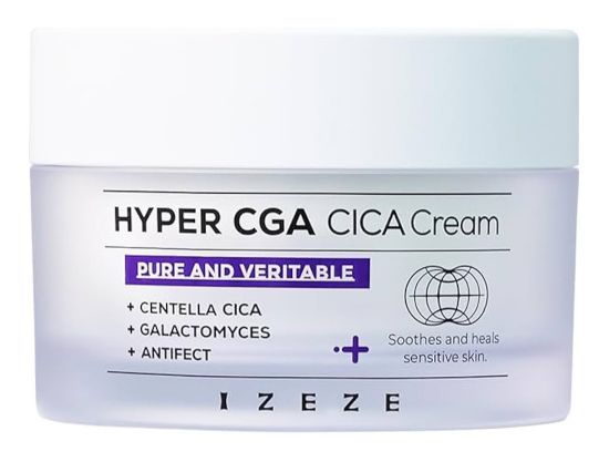 Изображение Крем для лица с экстрактом корня вайды Izeze Hyper CGA CICA Cream, 50 мл