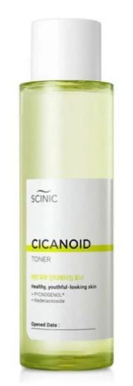 Изображение Антивозрастной тонер с циканоидом Scinic Cicanoid Toner, 150 мл