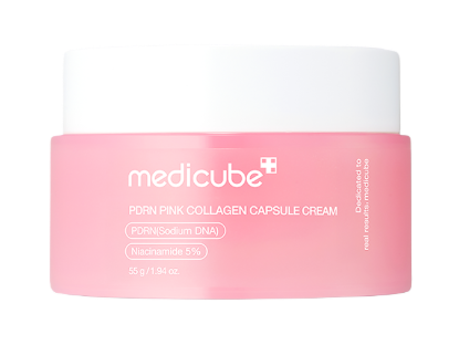 Изображение Укрепляющий капсульный крем с ПДРН и пептидами Medicube PDRN Pink Collagen Capsule Cream, 55 г