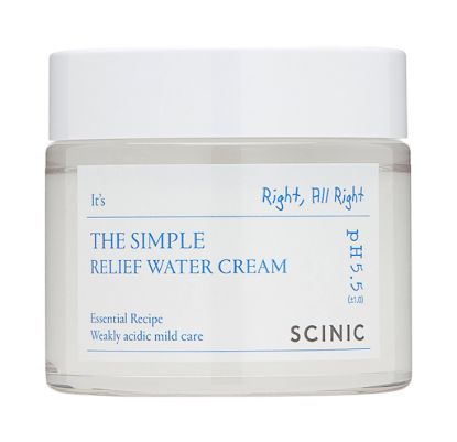 Изображение Увлажняющий крем Scinic The Simple Reliefe Water Cream, 80 мл
