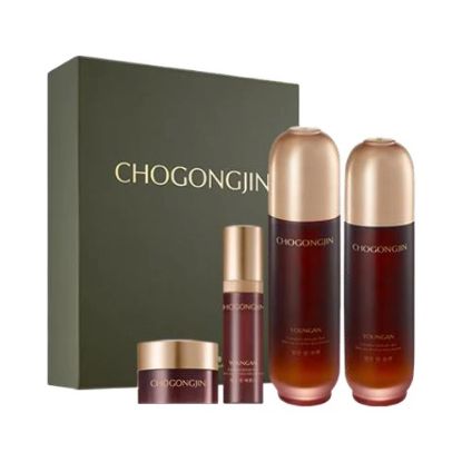 Изображение Набор для ухода за кожей лица с женьшенем Chogongjin Youngan Skin Care Set (2piece), 2 предмета + 2 пробника